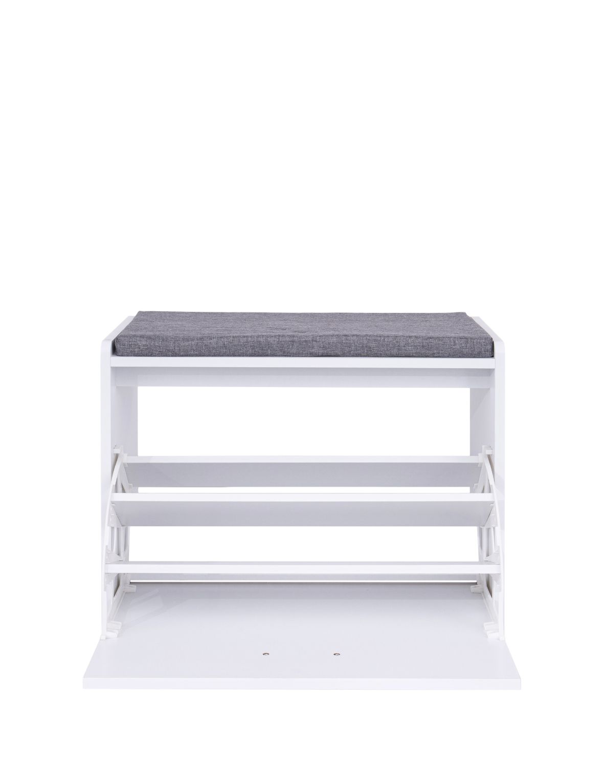 szafka na buty z siedziskiem duna, biała