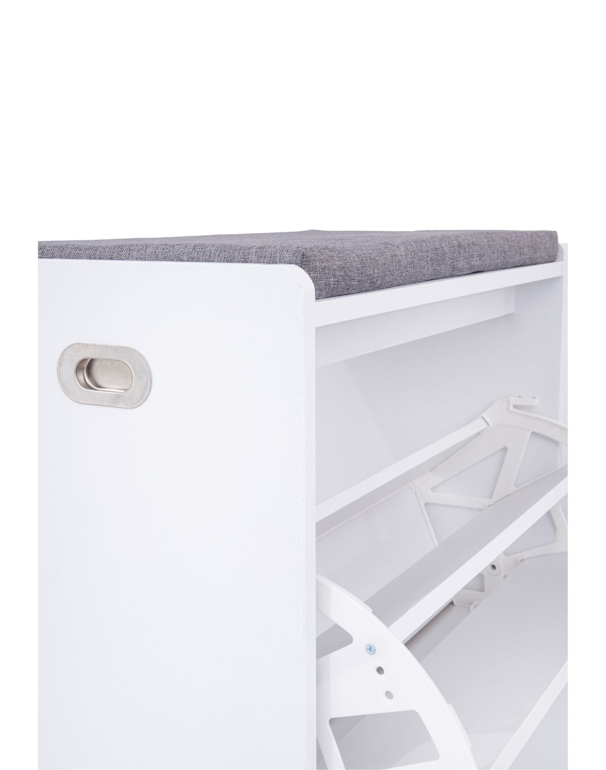 szafka na buty z siedziskiem duna, biała