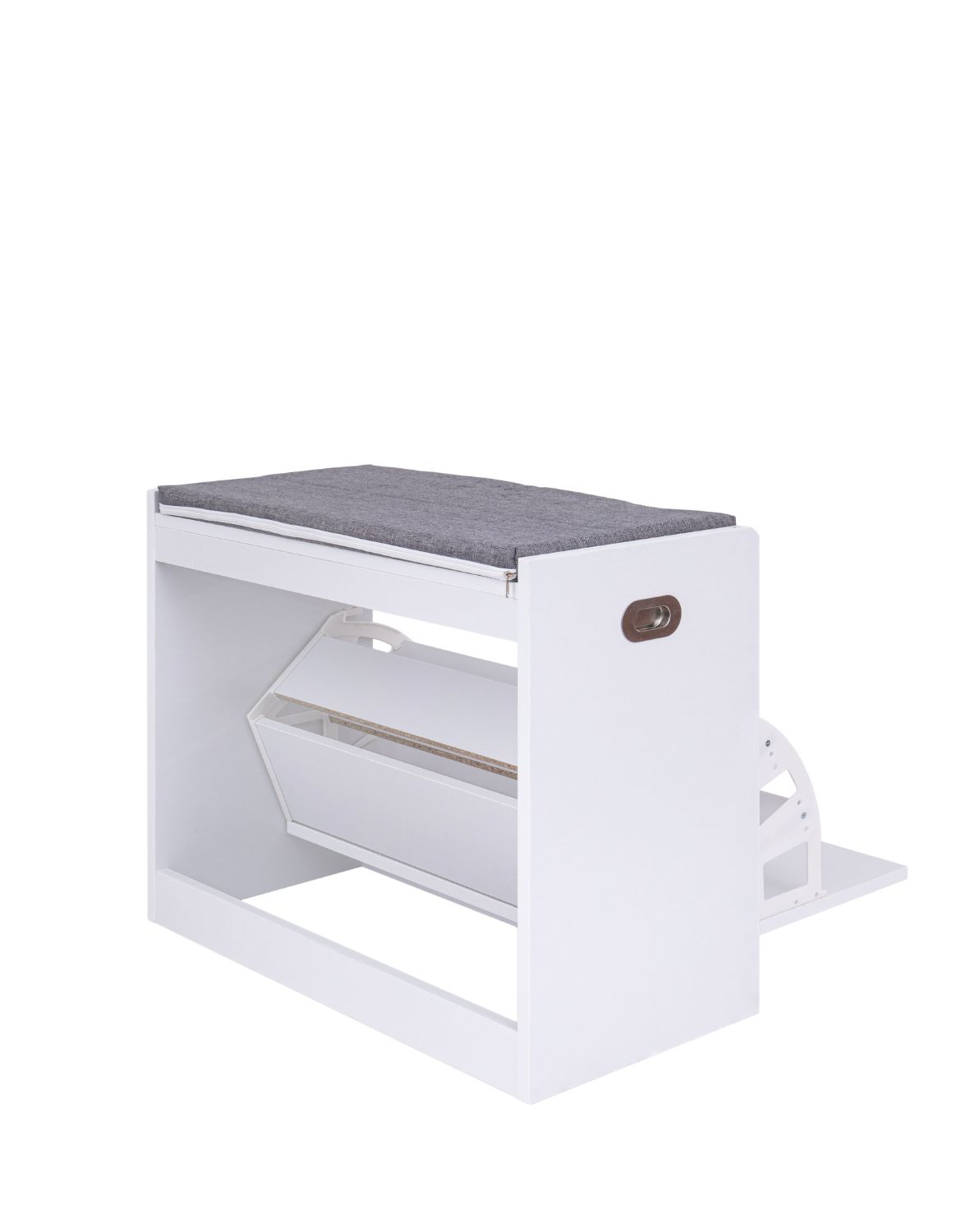 szafka na buty z siedziskiem duna, biała