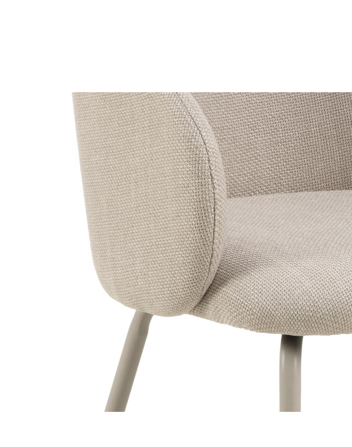 krzesło do jadalni, tapicerowane eleanor, beżowe/kaszmirowe (08177)