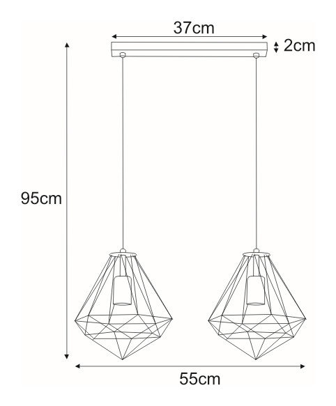 Lampa wisząca K-4002 Marko