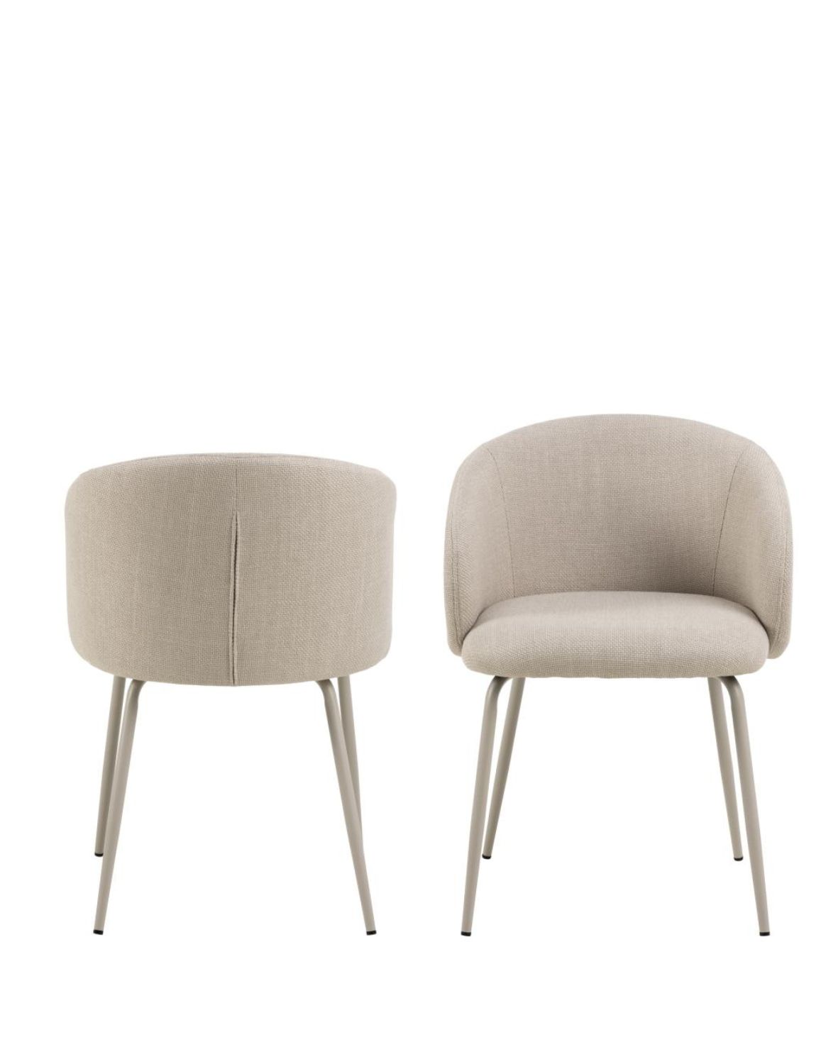 krzesło do jadalni, tapicerowane eleanor, beżowe/kaszmirowe (08177)