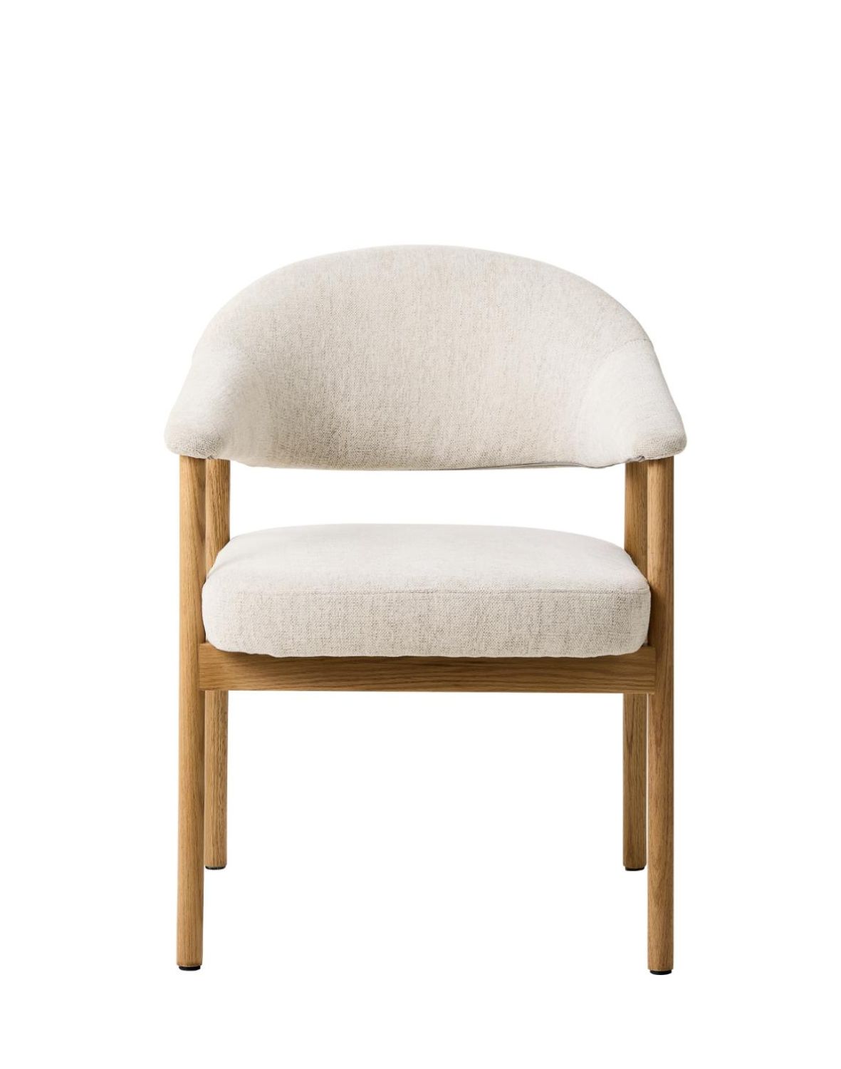 fotel tapicerowany elk, dębowe nogi w stylu skandynawskim (56160000)