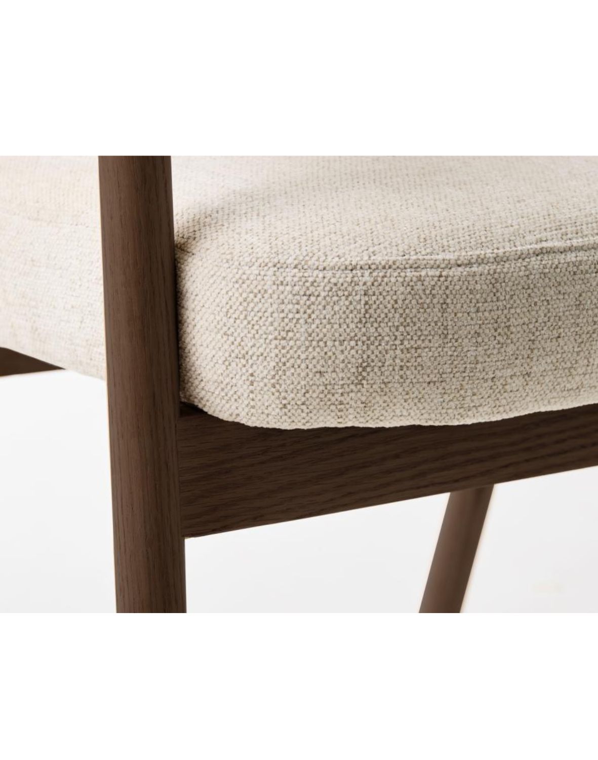 fotel tapicerowany elk, ciemny dąb (56160100)