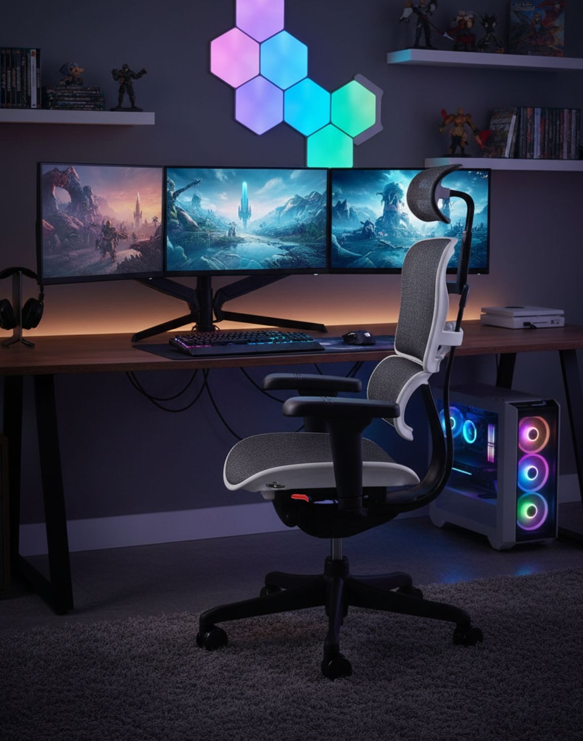 ergohuman 2 ultra st aurora white