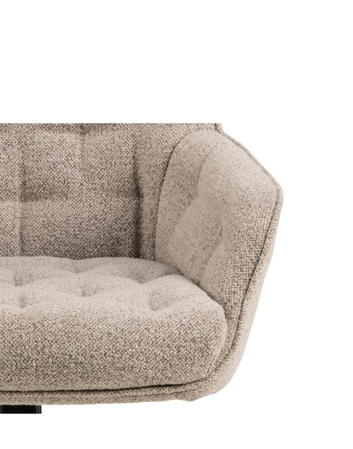 krzesło biurowe erik, beżowe, regulowane, z pikowaniem (09072)