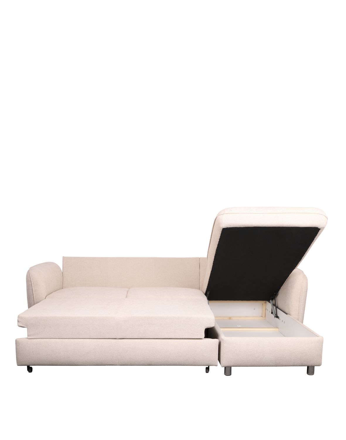 narożnik boucle evola z funkcją spania