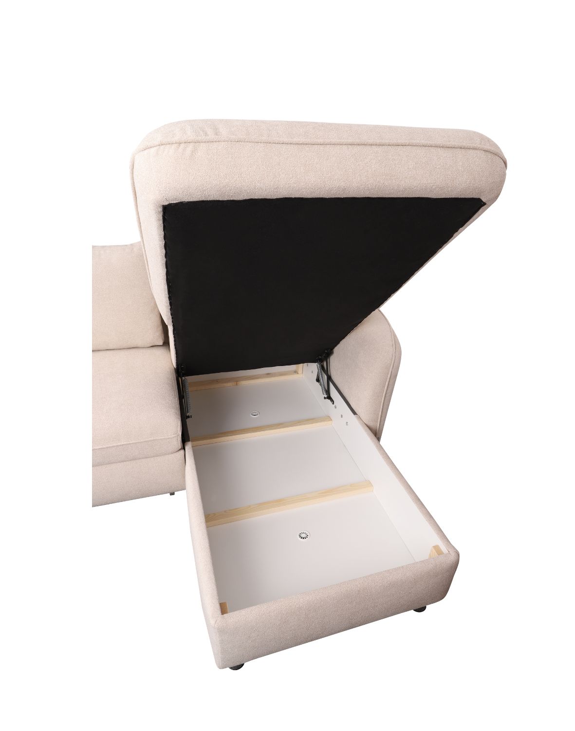 narożnik boucle evola z funkcją spania