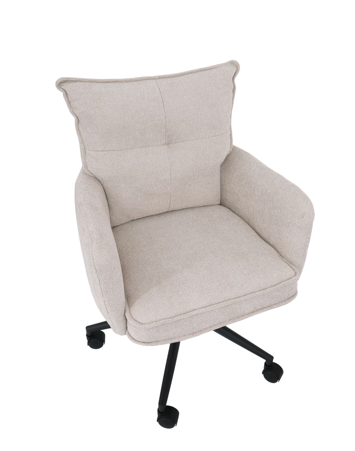 krzesło biurowe ferro, beżowe, regulowane, obrotowe