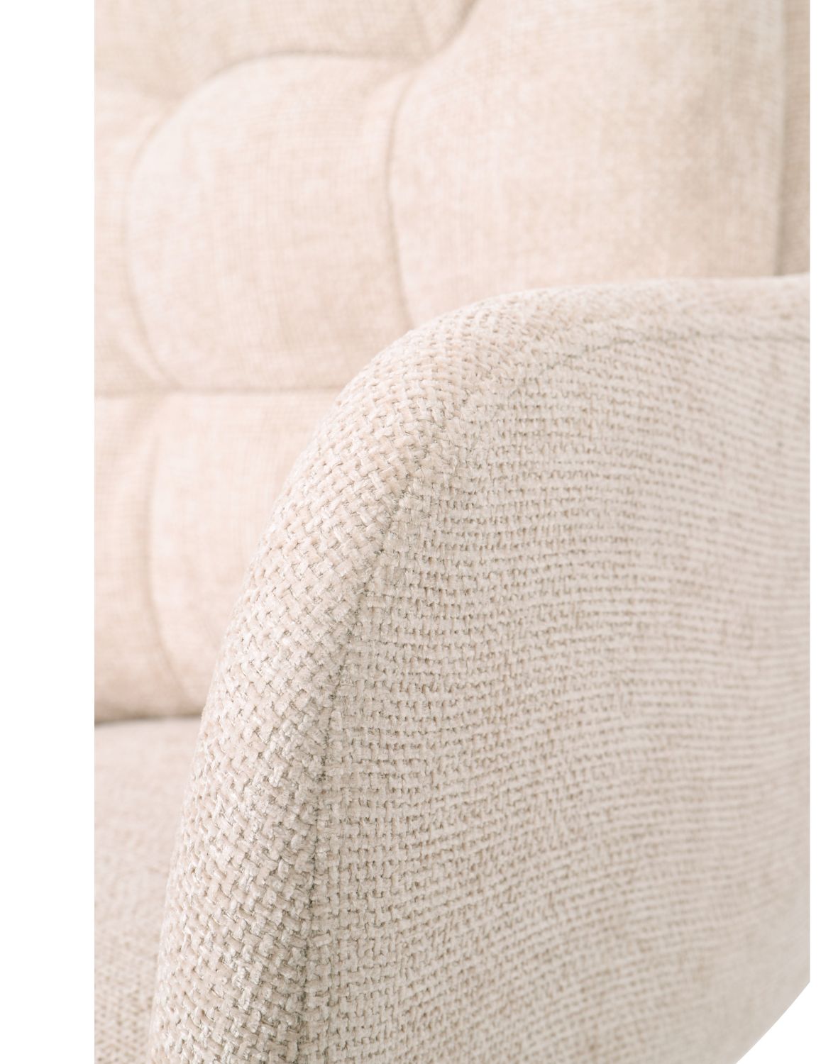 krzesło obrotowe z podłokietnikami fioro, beżowe