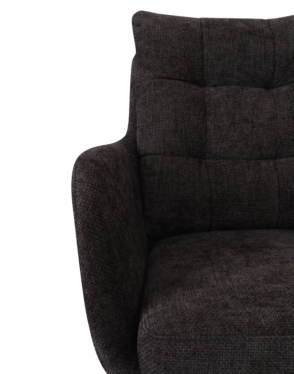 krzesło obrotowe z podłokietnikami fioro, czarne