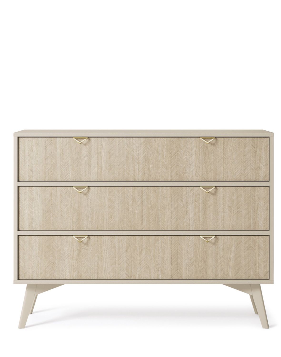 komoda z szufladami forest (ksz106), beżowa