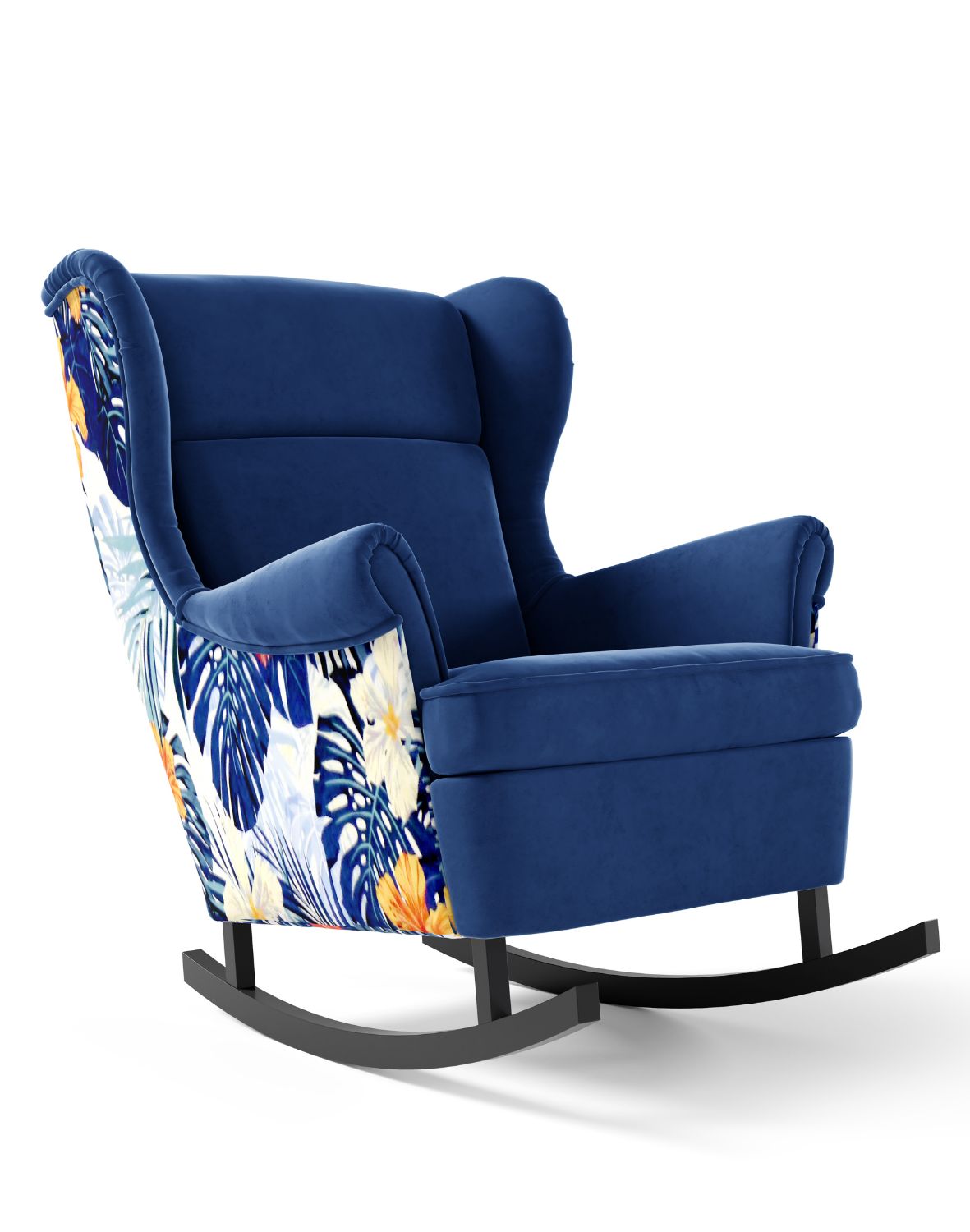 fotel bujany axel 195 niebieski