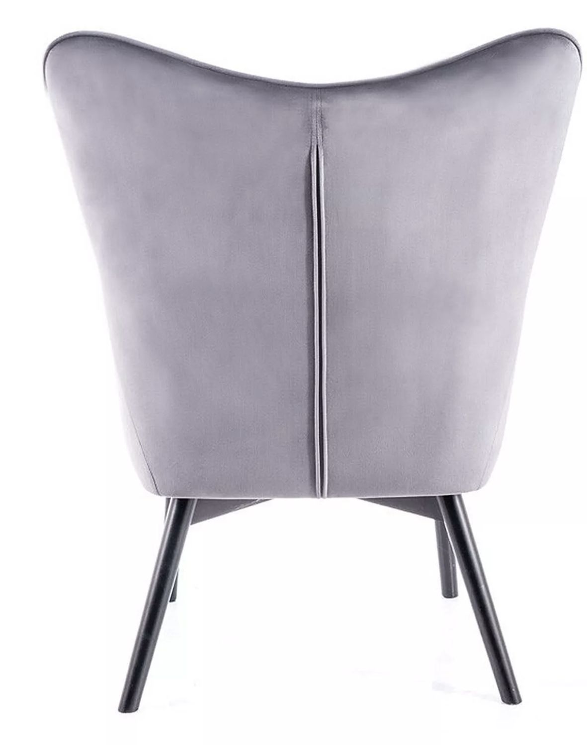 fotel carmen velvet szary