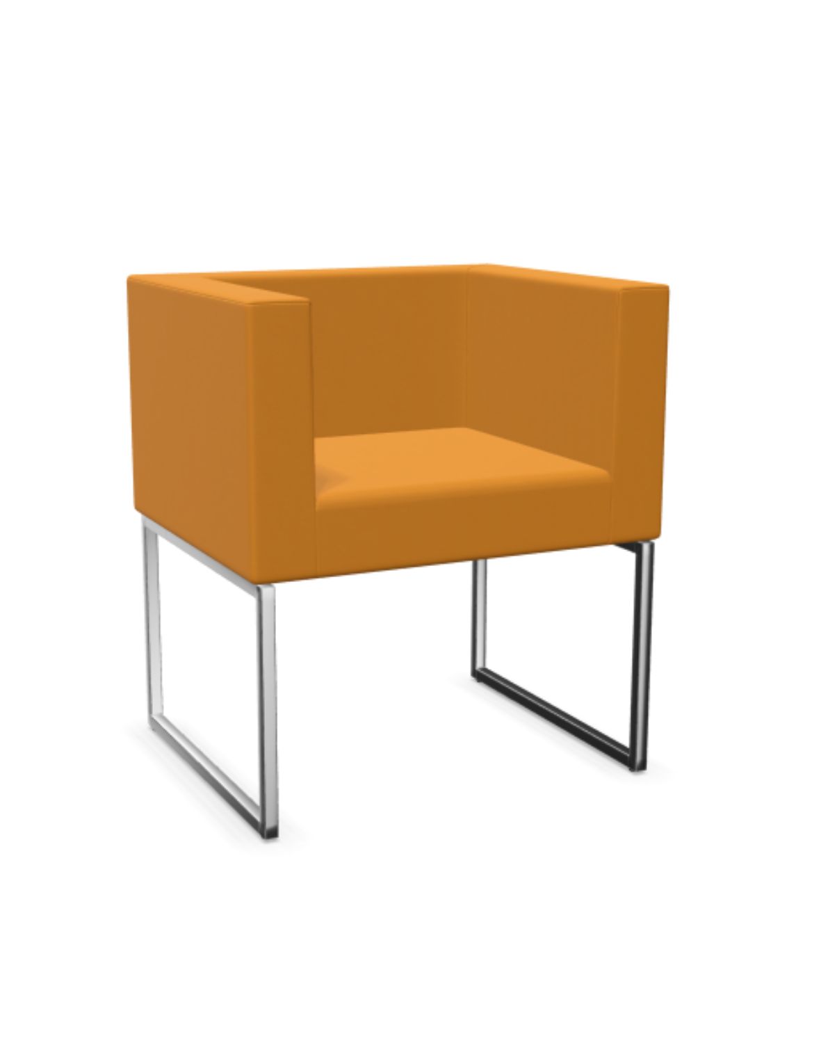 fotel dallas na metalowych plozach