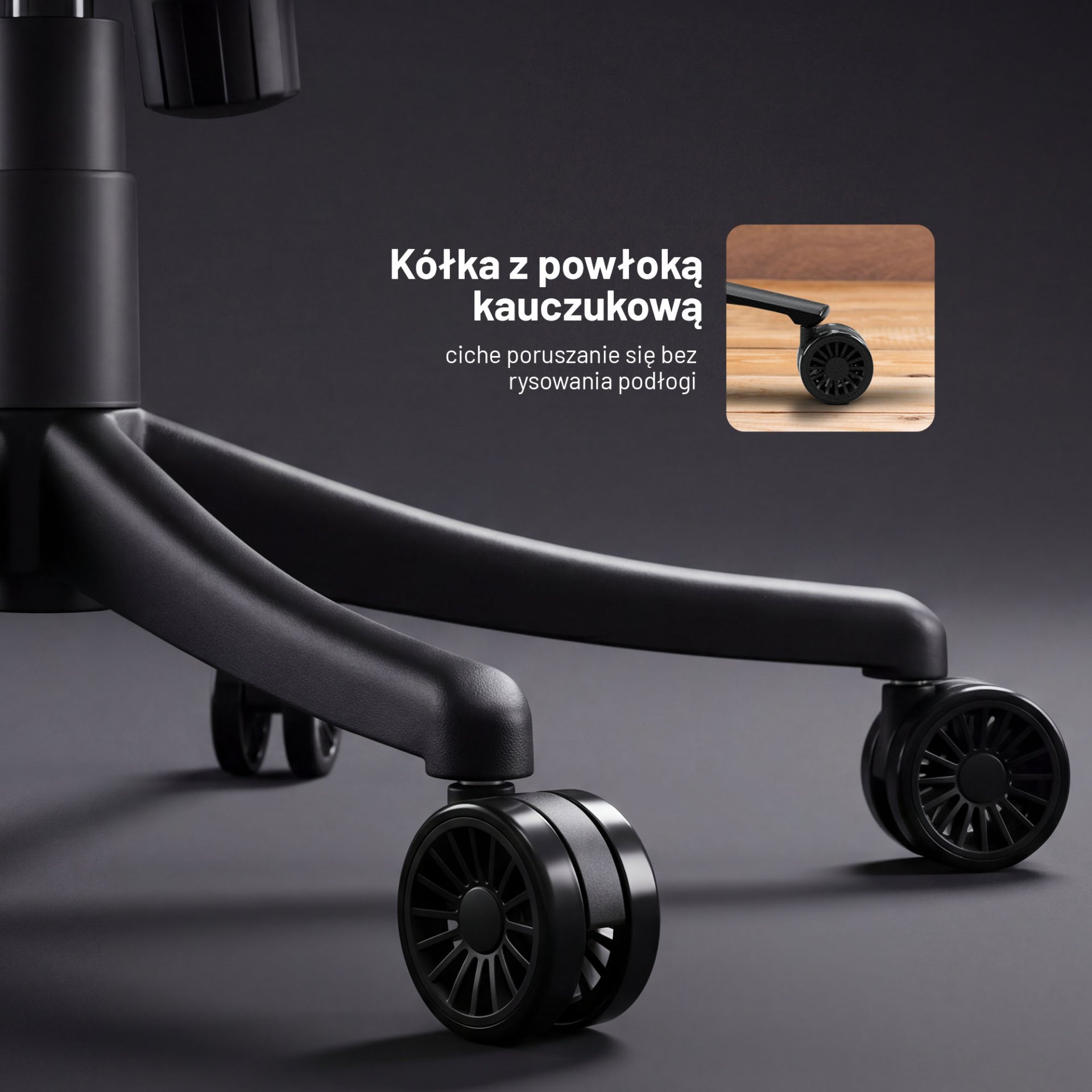 Fotel gamingowy materiałowy Small Size, czarno-beżowy: Diablo X-One 2.0 Camel Black 9
