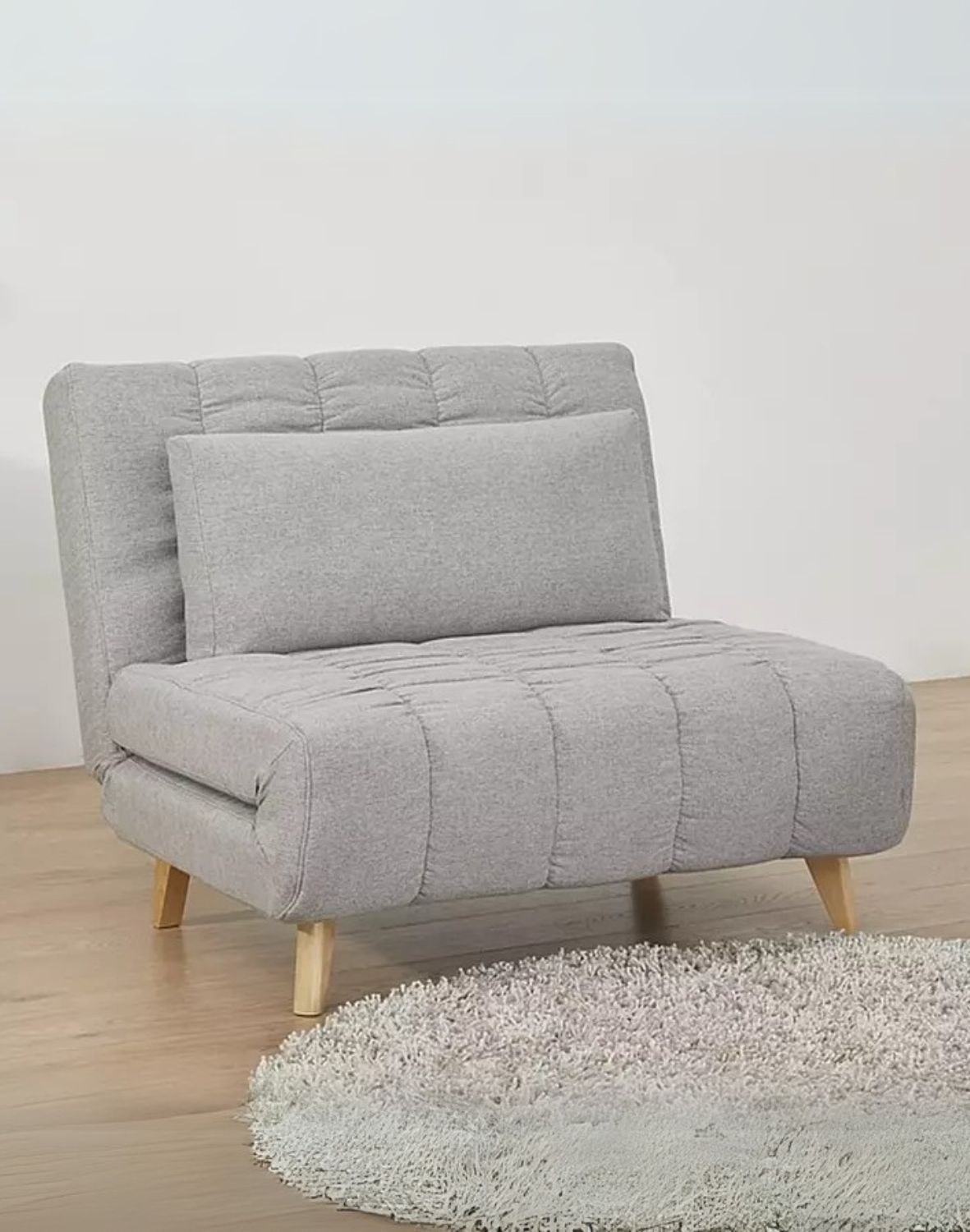 fotel rozkladany bill szary