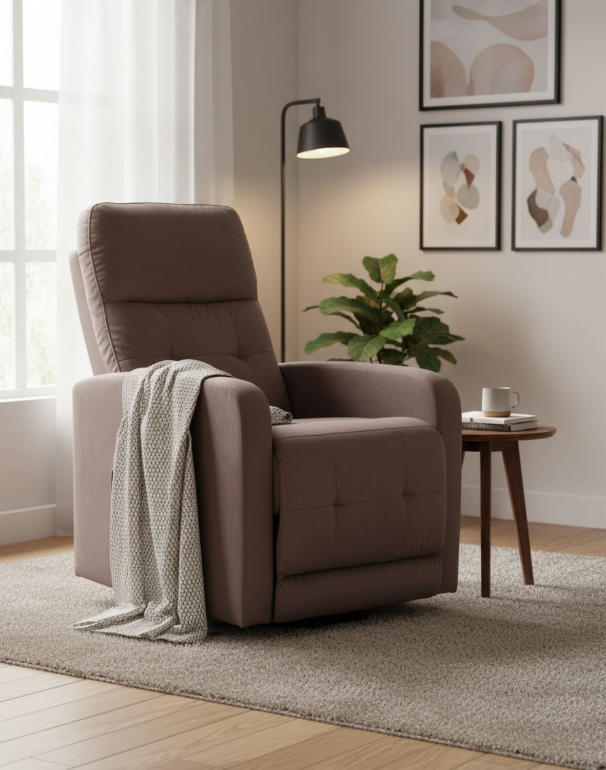 fotel rozkladany otus ii cappuccino