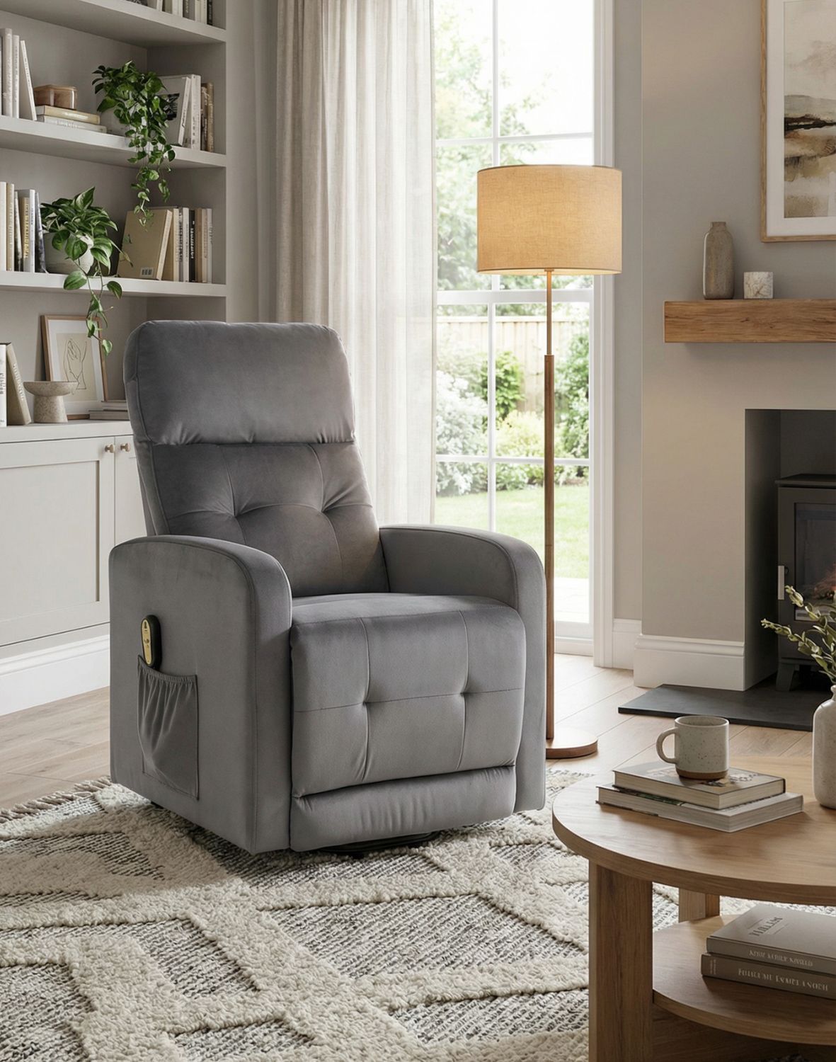 fotel rozkladany otus ii szary