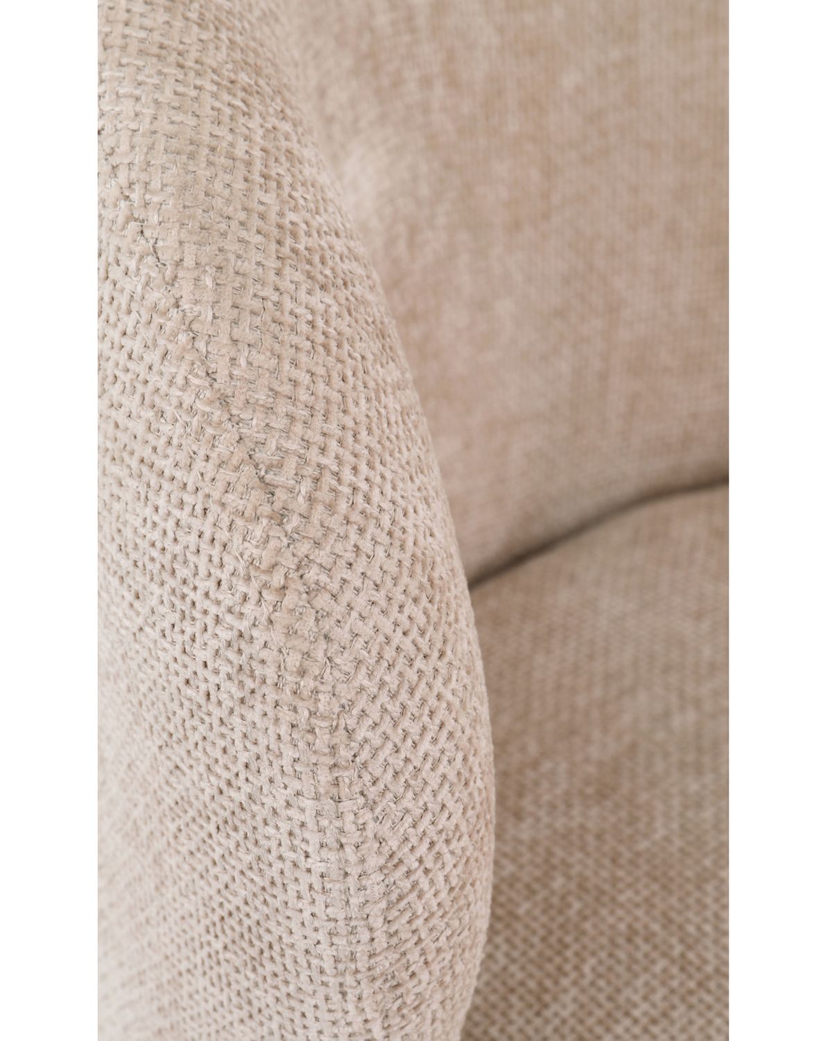 krzesło do jadalni ganta black, tkanina strukturalna beżowa (cd2302-3)