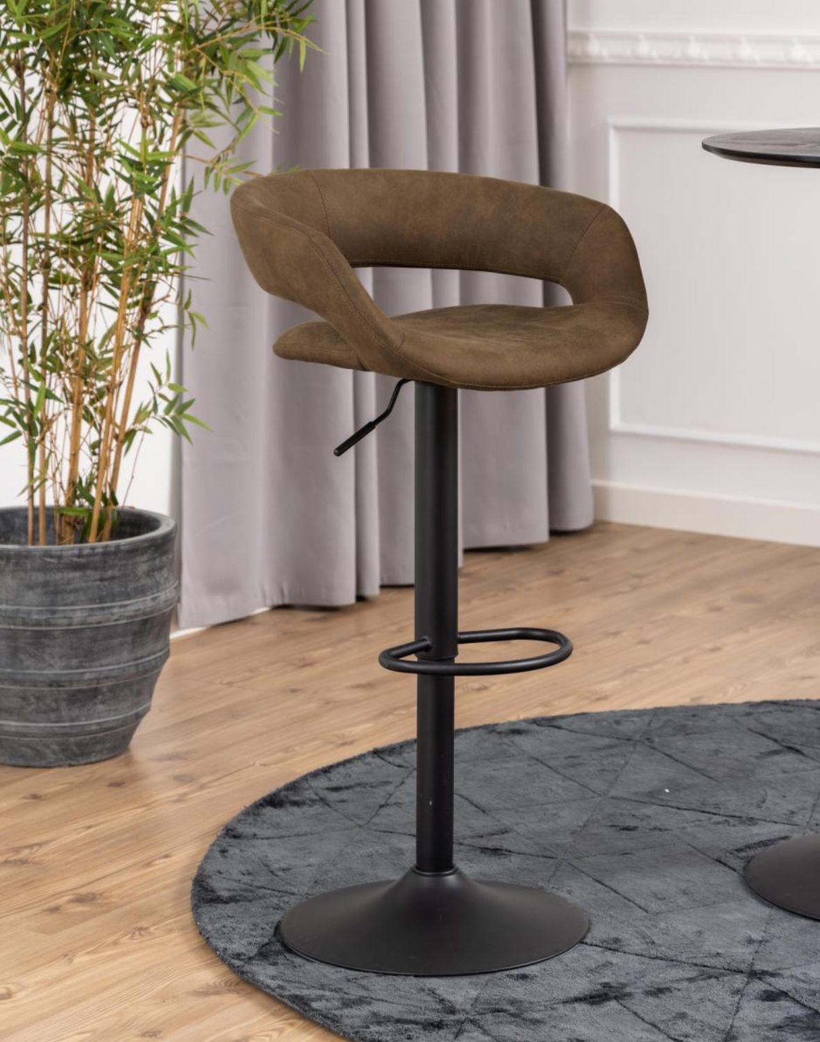 hoker do kuchni grace, obrotowy, regulowana wysokość, brązowy (84700)