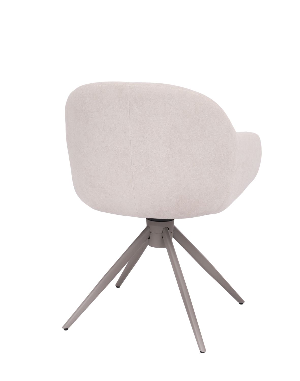 krzesło obrotowe do jadalni greta, beżowe