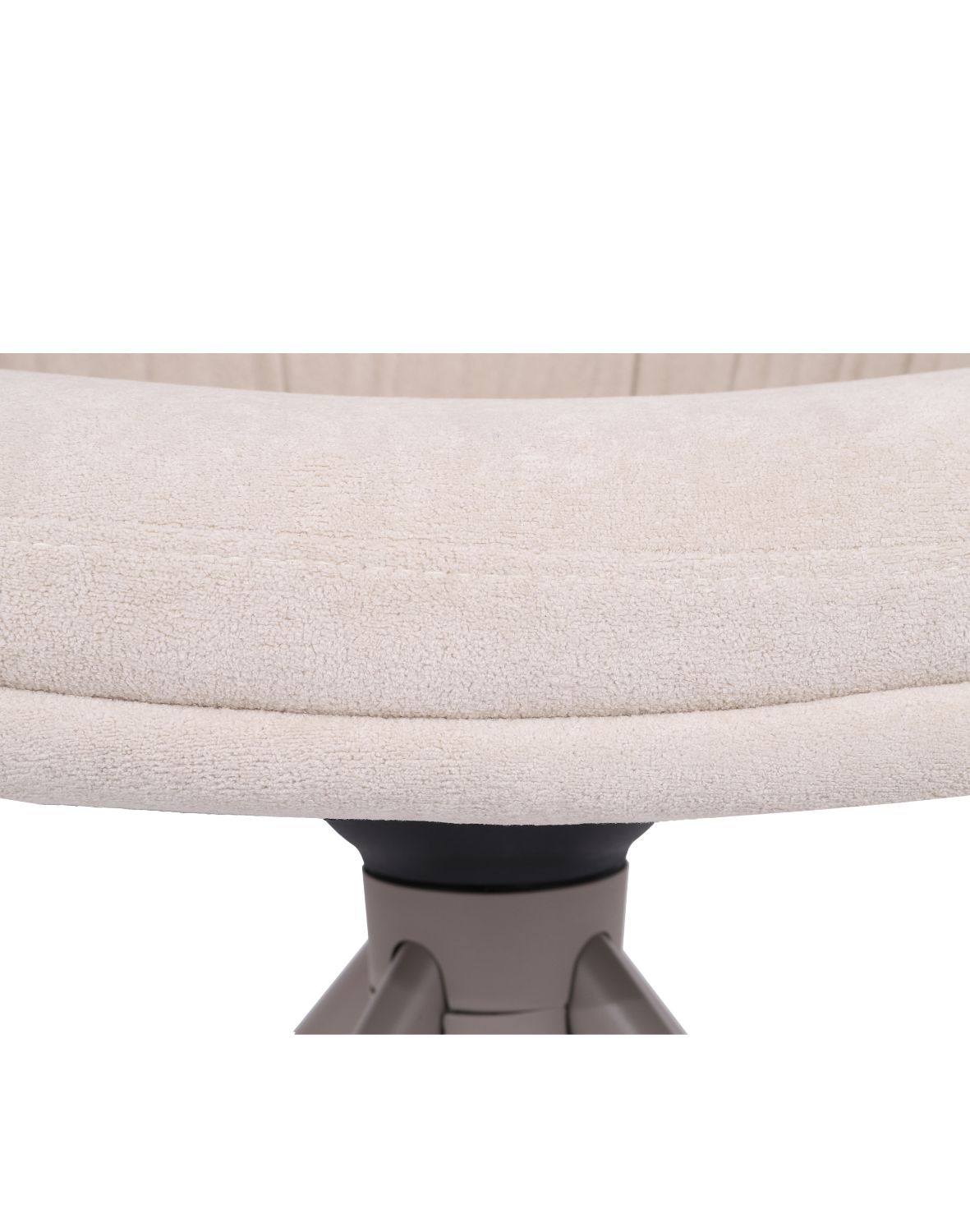 krzesło obrotowe do jadalni greta, beżowe