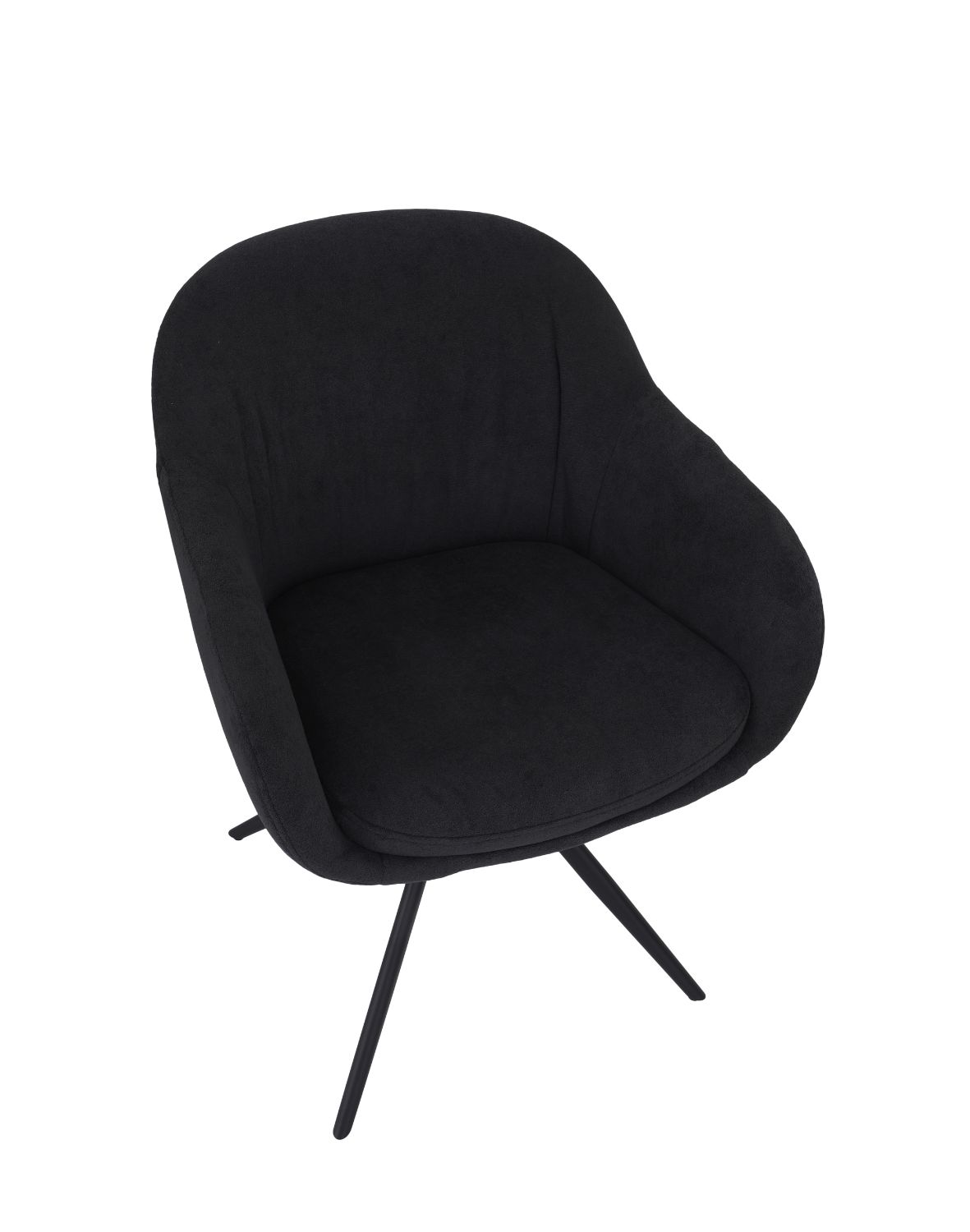 krzesło obrotowe do jadalni greta, ciemnoszare