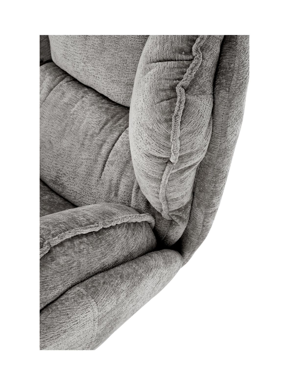 fotel obrotowy guido szary, obrotowy 360°, chrom