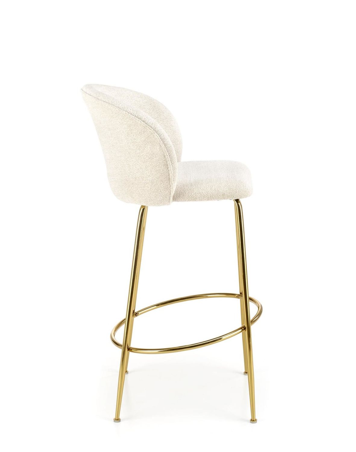 hoker do kuchni h116, kremowy, złoty stelaż