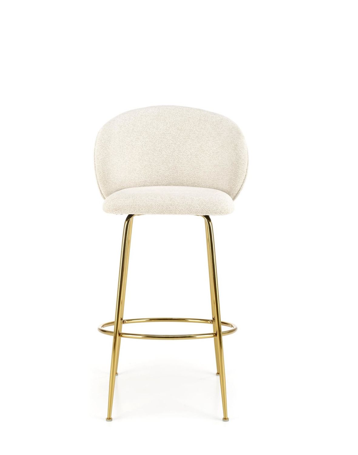 hoker do kuchni h116, kremowy, złoty stelaż