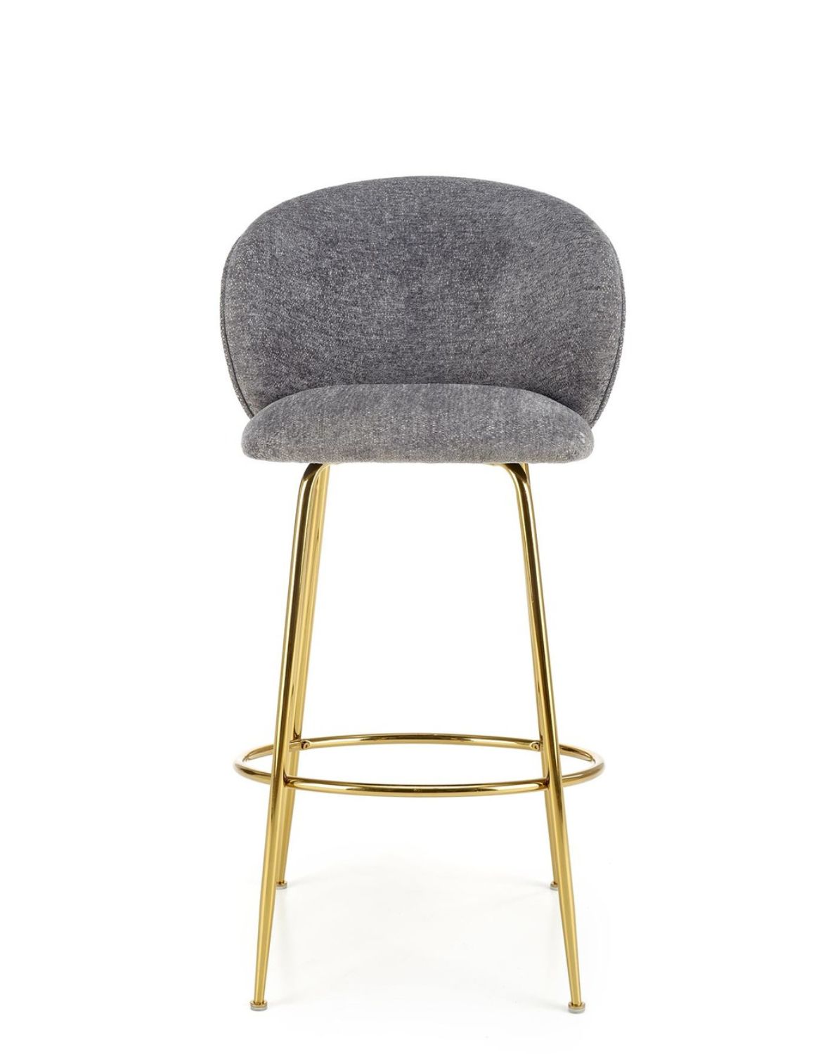 hoker do kuchni H116, szary, złoty stelaż
