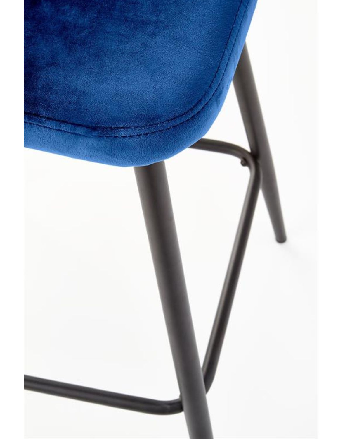 hoker do kuchni h96, granatowy welwet