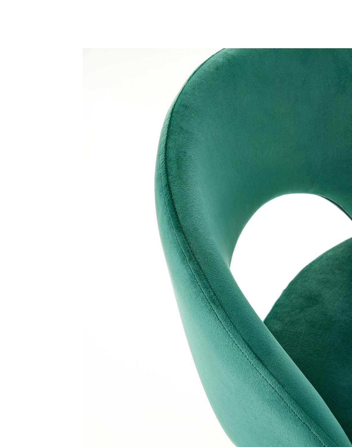 hoker do kuchni h96, zielony welwet