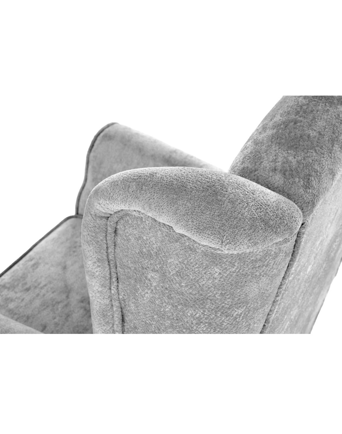 fotel wypoczynkowy hermes, szary