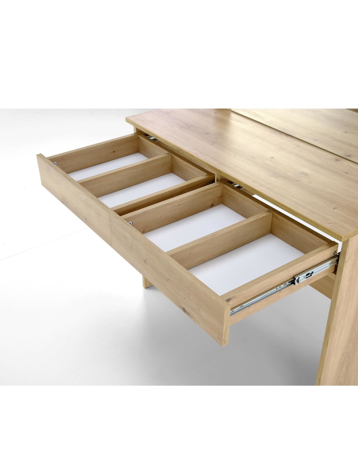 toaletka z lustrem hollywood, dąb artisan