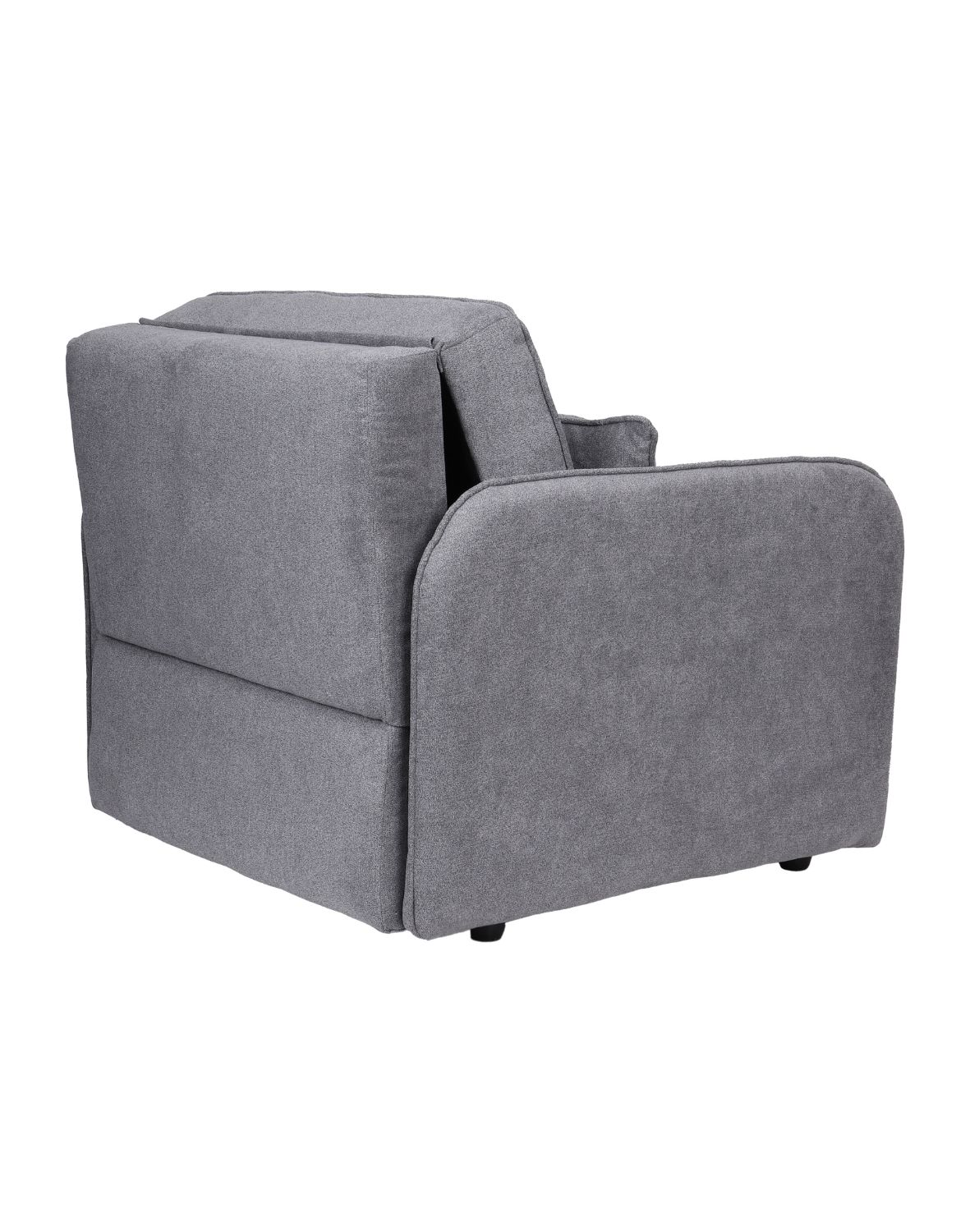 jednoosobowy fotel rozkładany ozi i szary