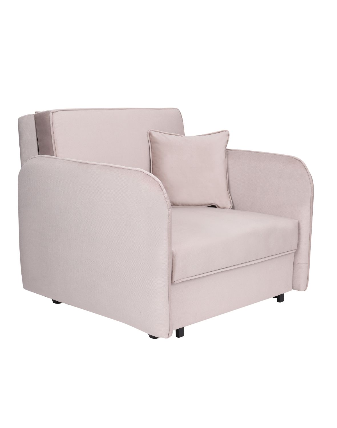 jednoosobowy fotel rozkładany ozi i beżowy