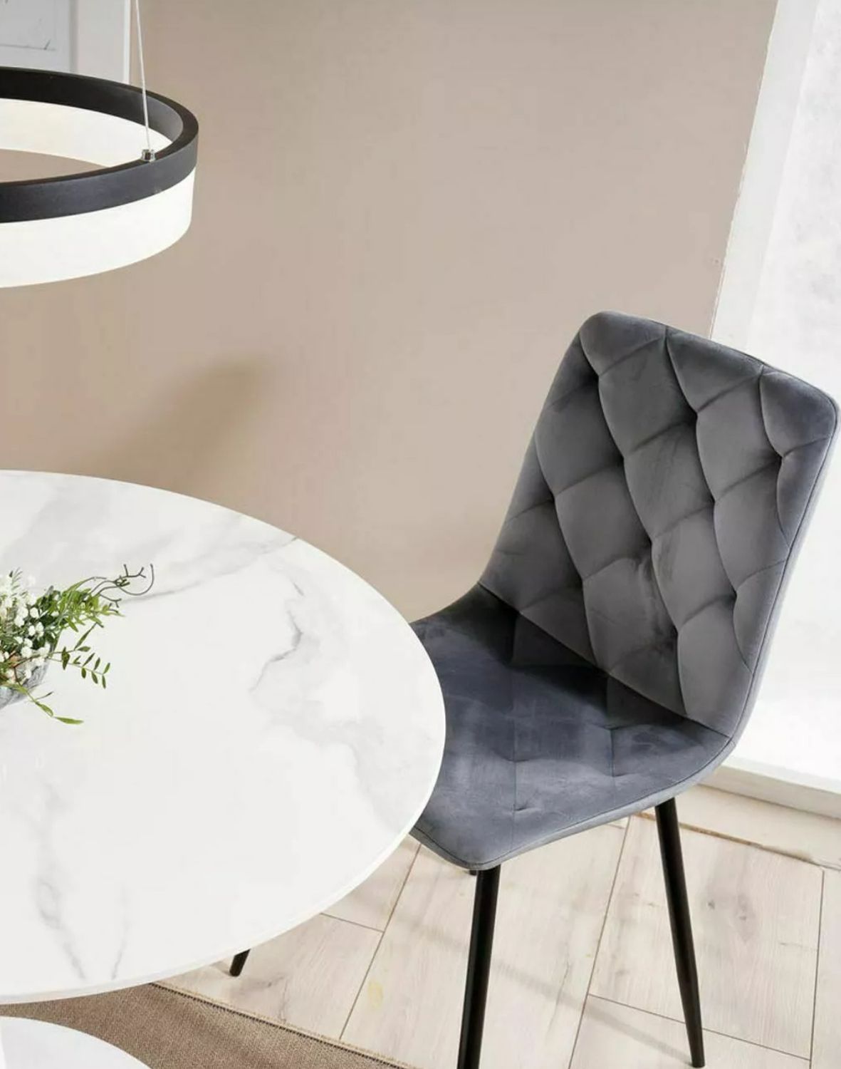 krzeslo jerry velvet czarne