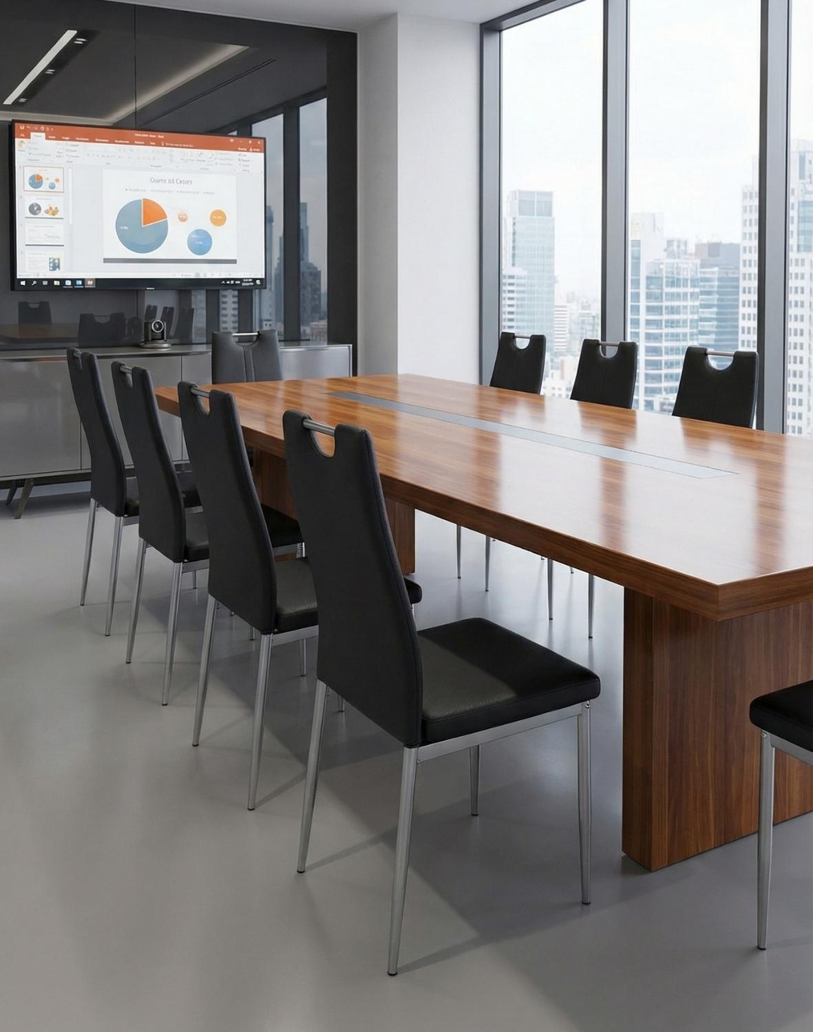 krzesło czarne k202, tapicerowane, eco skóra