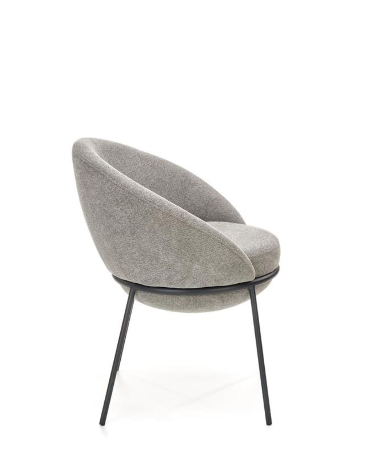 krzesło do jadalni k482, nowoczesne, szare