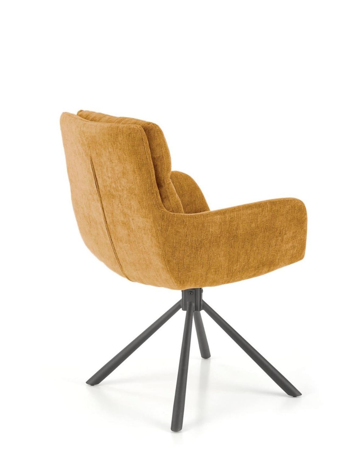 krzesło obrotowe K495, musztardowe