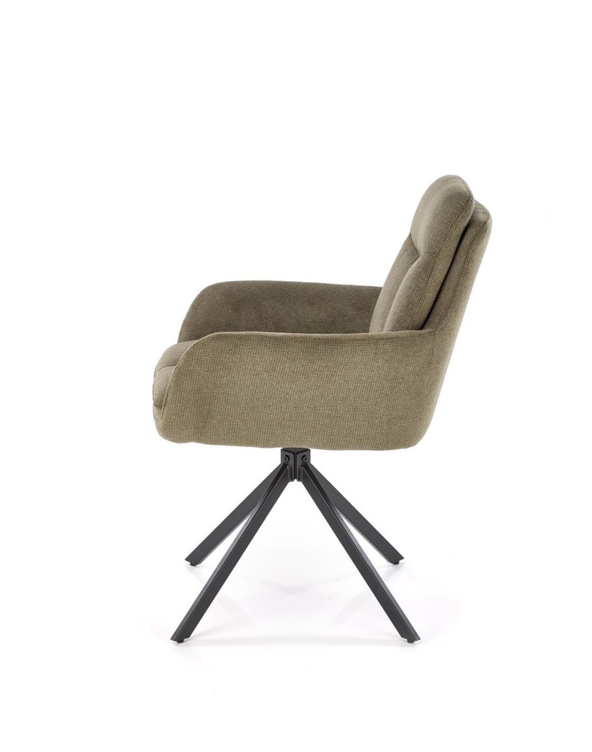 krzesło obrotowe k536, tapicerowane, oliwkowe