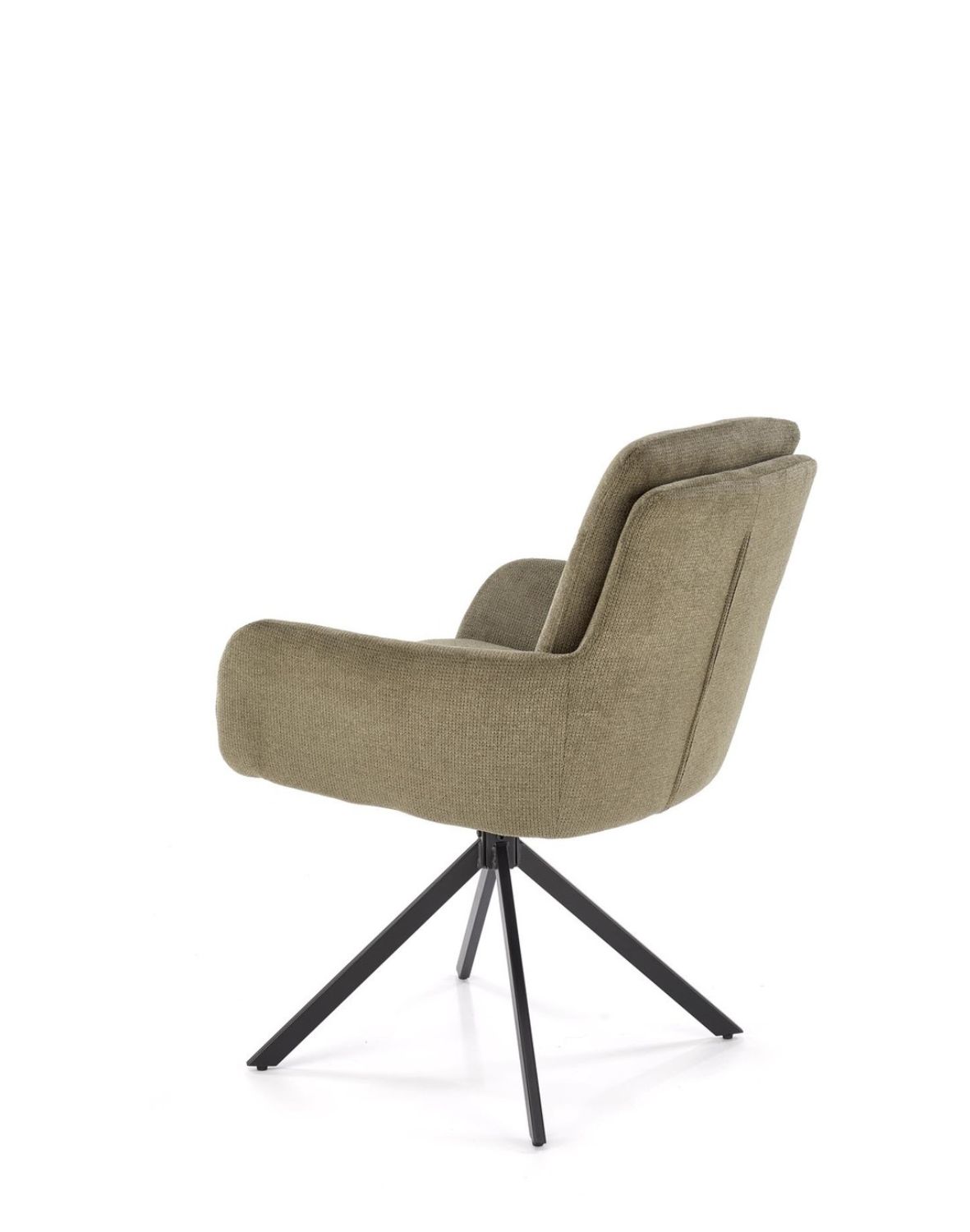 krzesło obrotowe k536, tapicerowane, oliwkowe