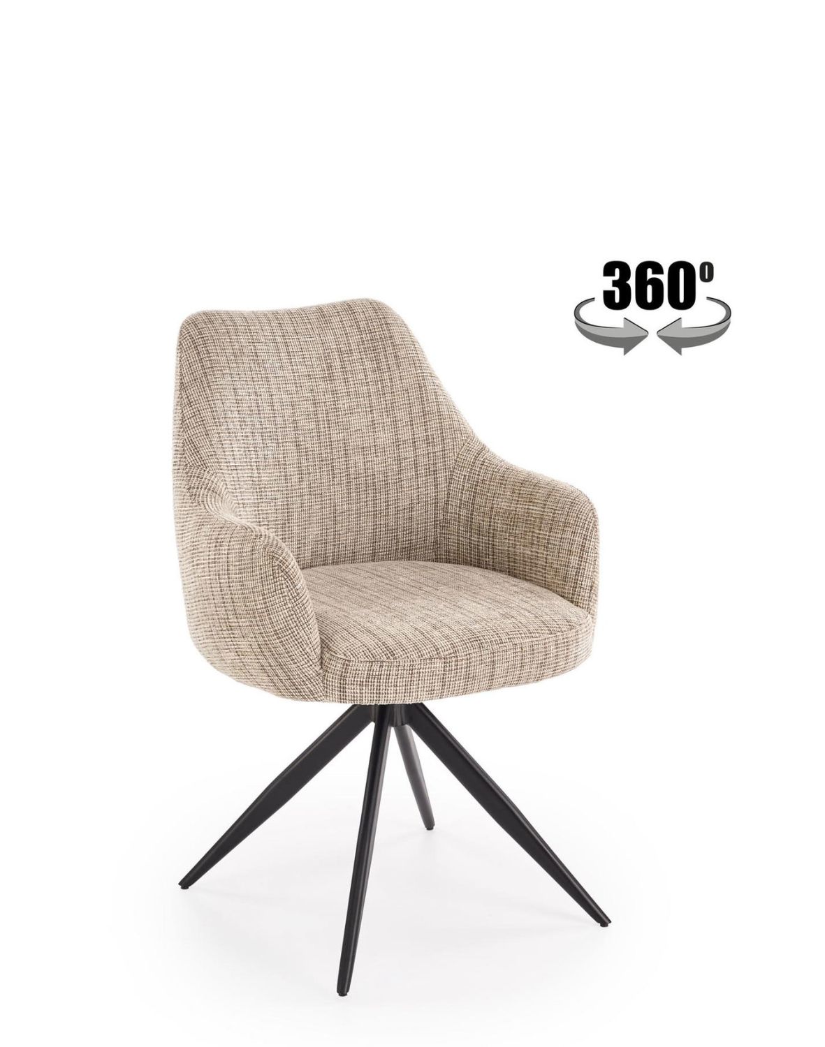 krzesło z funkcją obracania k564, beżowe