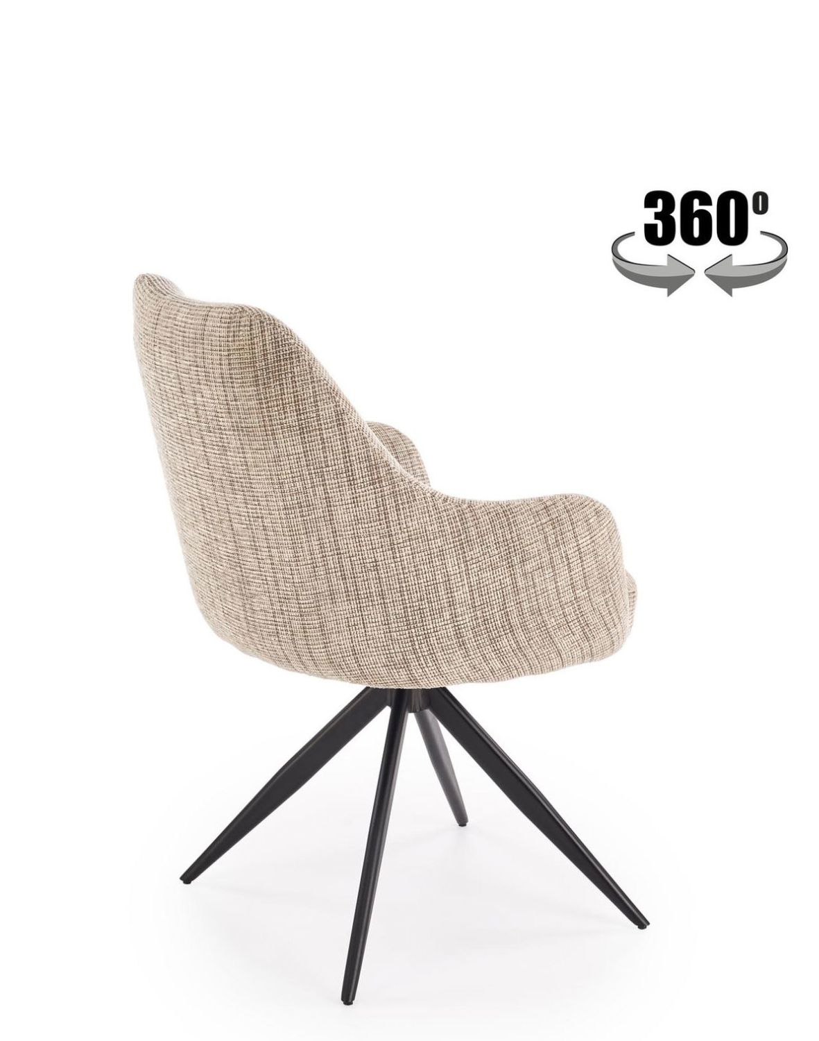 krzesło z funkcją obracania k564, beżowe