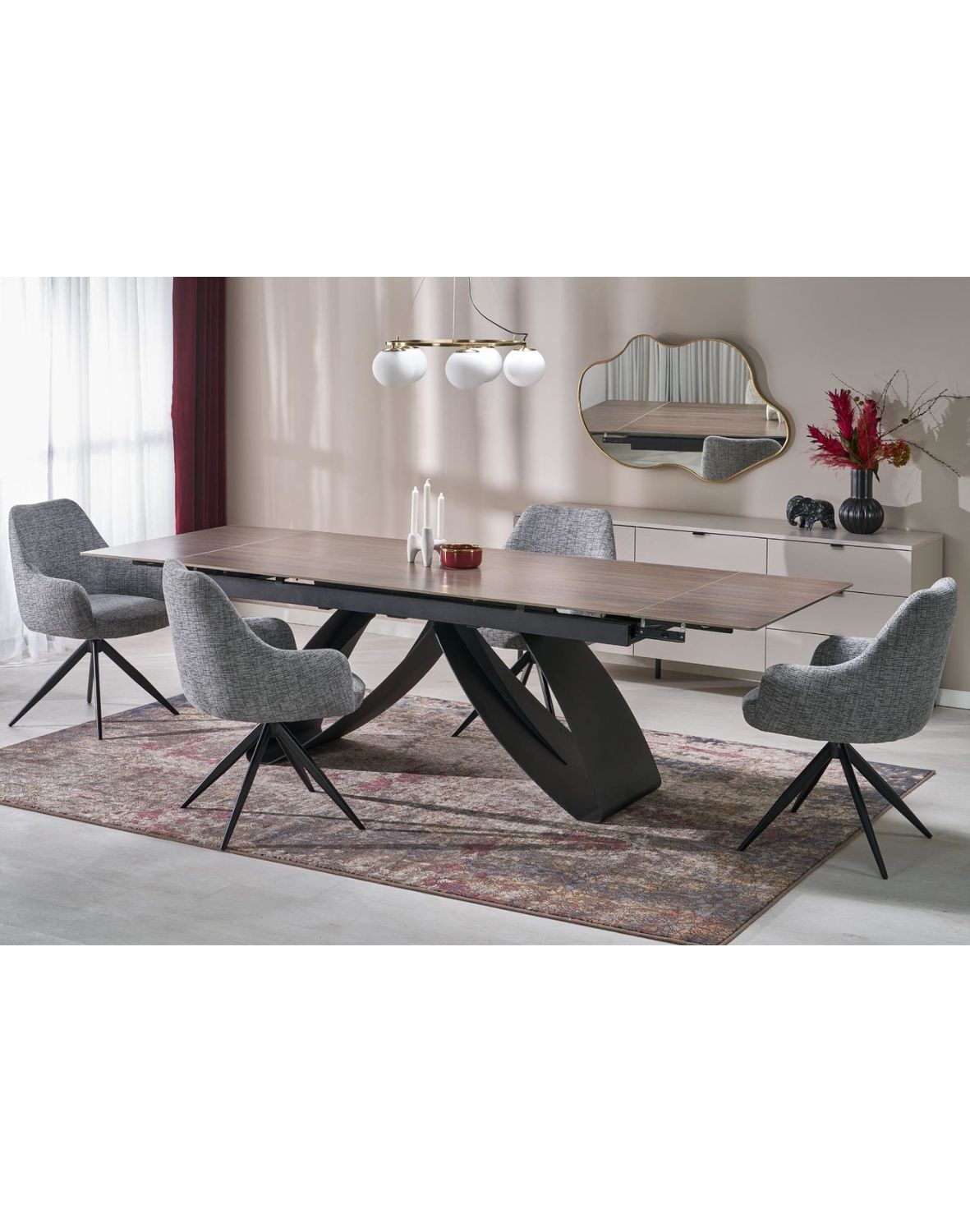 kzesło z funkcją obracania k564, szare