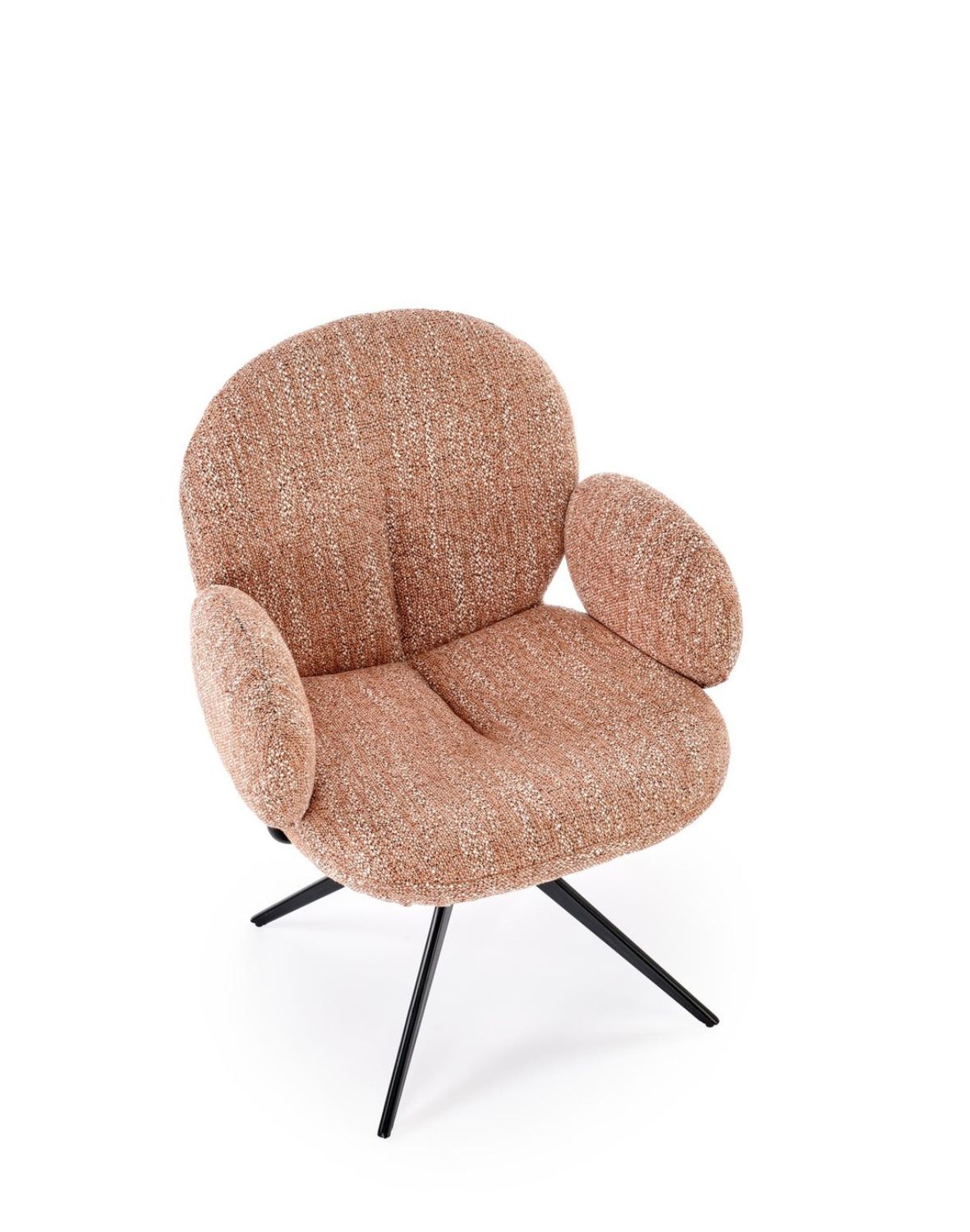 krzesło z funkcją obracania k568, rude