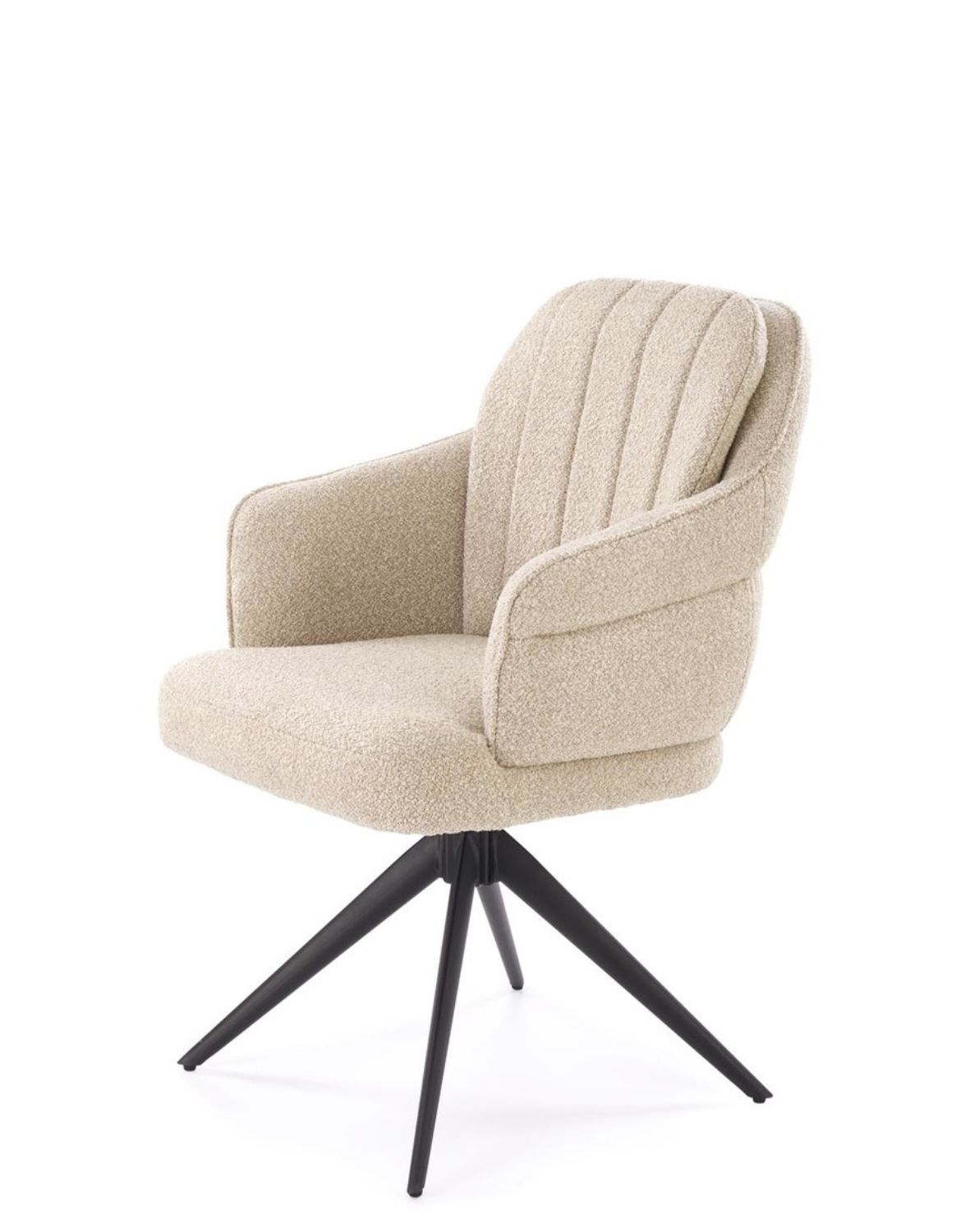 krzesło z funkcją obracania k570, boucle, beżowe