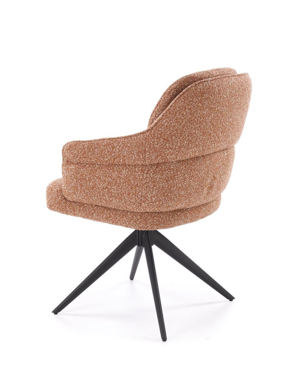 krzesło z funkcją obracania k570, boucle, rude